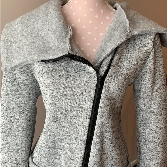 Asymmetrical Zip Hoodie - Picture 2 of 3